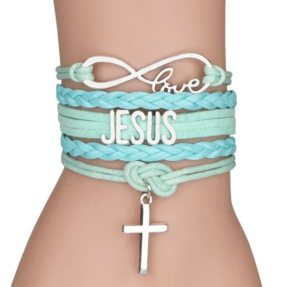 Multi-layer Cross Bracelets - Image 3