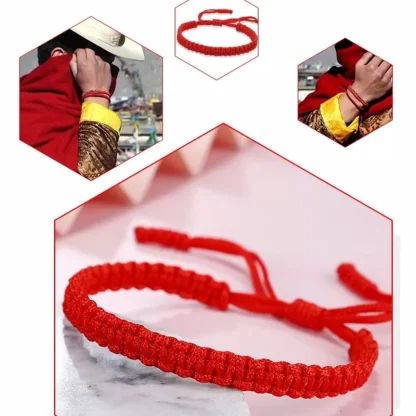Solid Adjustable Braided Bracelet - Image 5