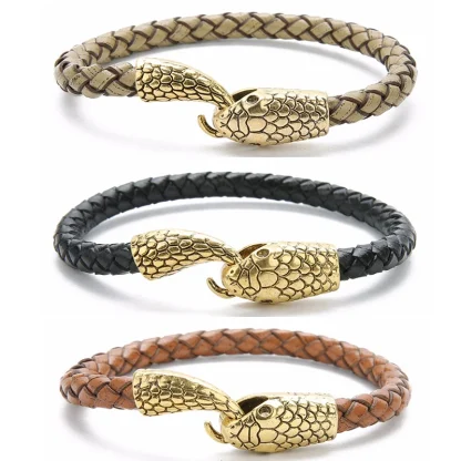 Vintage-style Snake Bracelets