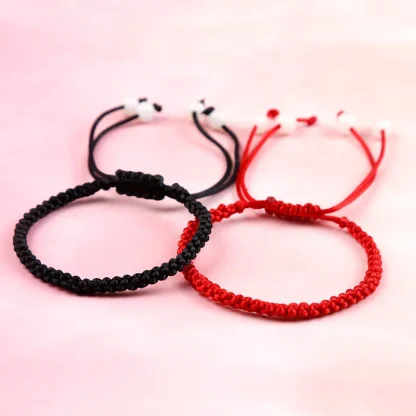 Solid Adjustable Braided Bracelet - Image 3
