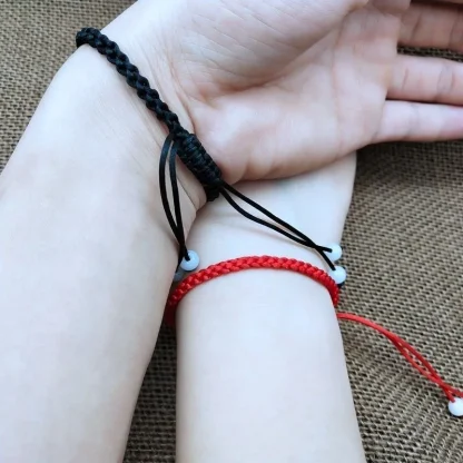 Solid Adjustable Braided Bracelet - Image 6