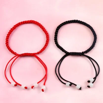 Solid Adjustable Braided Bracelet - Image 4