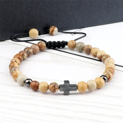 Beaded Adjustable Cross Bracelets - Image 5
