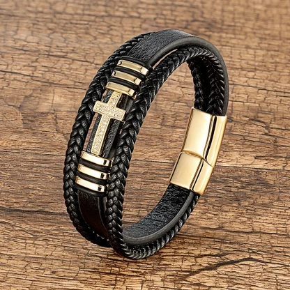 Men's Cross Bracelets - Image 3