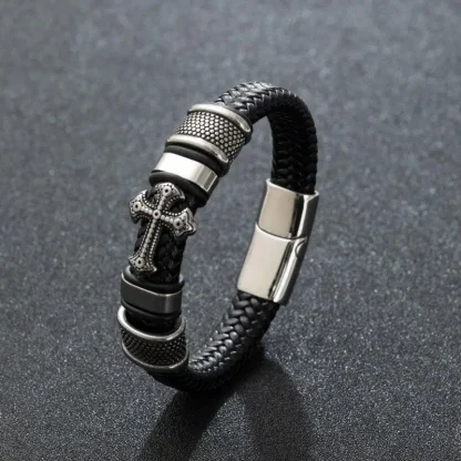 Luxury Cross Men's Bracelet - Image 6