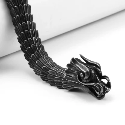 Black Dragon Men's Bracelet - Image 2