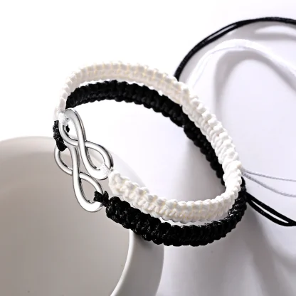 Infinity Braided Couple Bracelets - Image 5