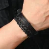 Black Braided Cord Bracelet - Image 6