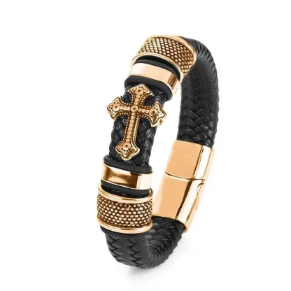 Luxury Cross Men's Bracelet