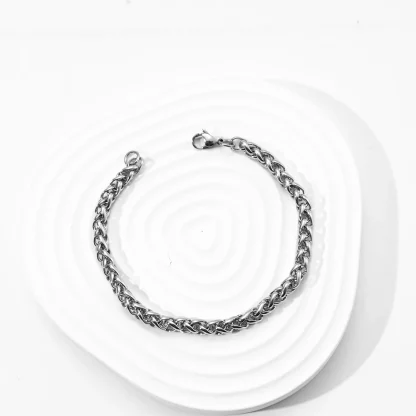 Simple Wheat Chain Bracelet - Image 2