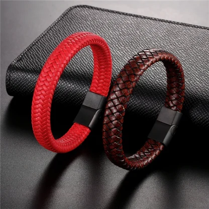 Classic Solid Braided Bracelet - Image 6