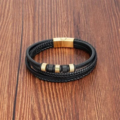 Multi Layer Black Bracelet - Image 2