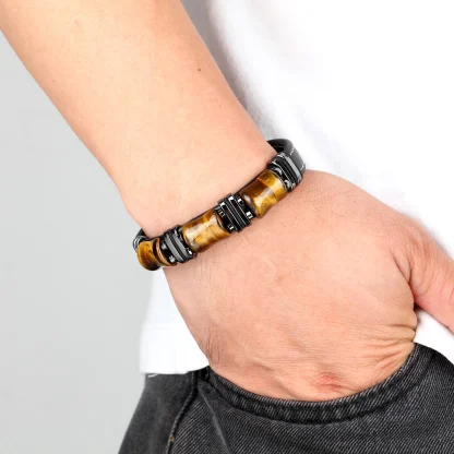 Elegant Black Magnetic Bracelets - Image 7