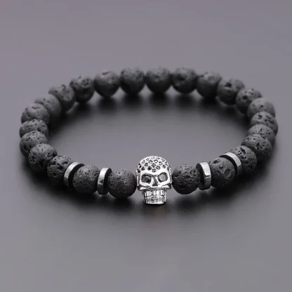 Volcanic Beads Skull Bracelets - Image 4