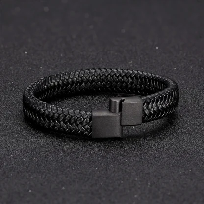 Classic Solid Braided Bracelet - Image 3
