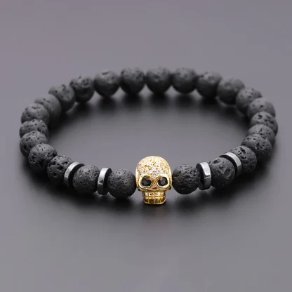 Volcanic Beads Skull Bracelets - Image 6