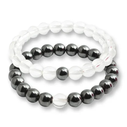 Elastic Beaded Couple Bracelet - Image 6