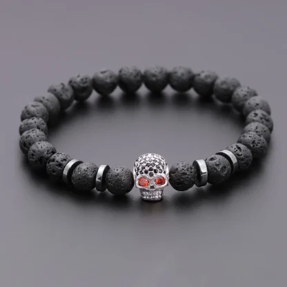 Volcanic Beads Skull Bracelets - Image 5
