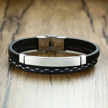 Men's Double Layer Bracelet - Image 4