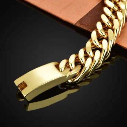 Sleek Big Chain Bracelet - Image 3