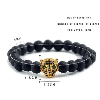 Black Panther Beaded Bracelet - Image 6