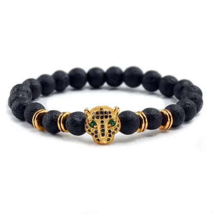 Black Panther Beaded Bracelet - Image 4
