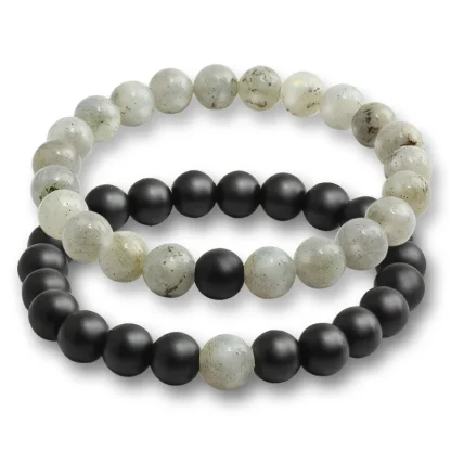 Elastic Beaded Couple Bracelet - Image 5