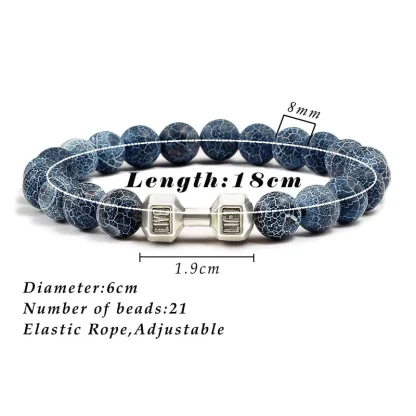 Volcanic Stone Beads Bracelet - Image 6