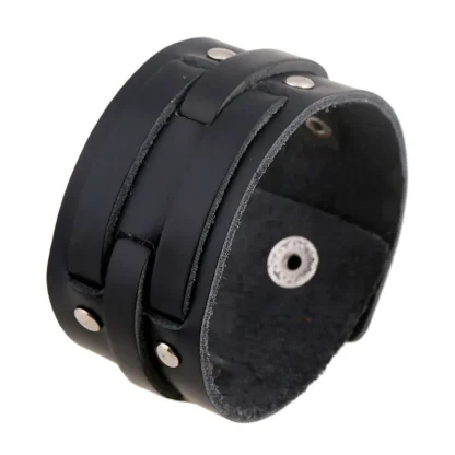 Men's Belted Wide Bracelets - Image 2