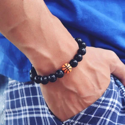Sports Ball Beaded Bracelets - Image 6
