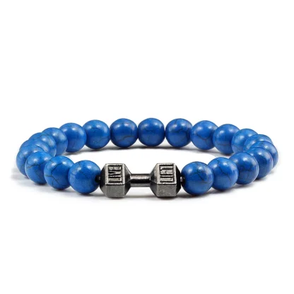 Dumbbell Beaded Elastic Bracelets - Image 4