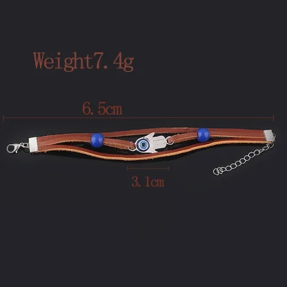 Blue Evil Eye Charm Bracelet - Image 5