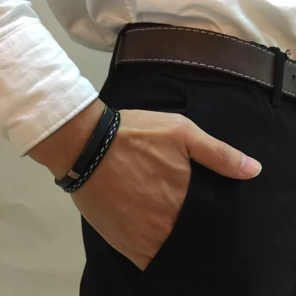 Men's Double Layer Bracelet - Image 6
