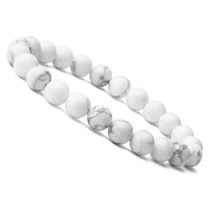 Elastic Round Beaded Bracelet