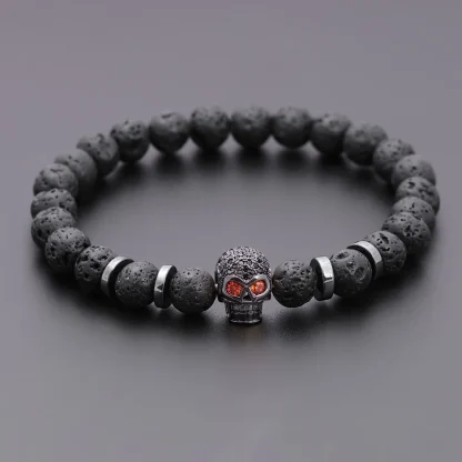 Volcanic Beads Skull Bracelets - Image 2