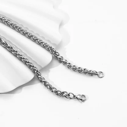 Simple Wheat Chain Bracelet - Image 3