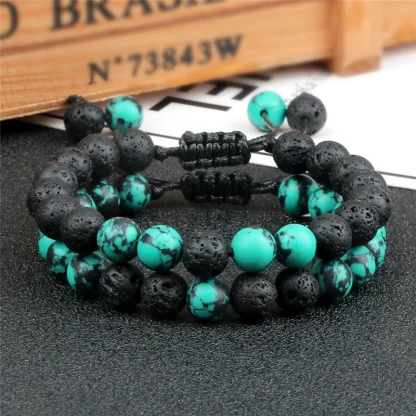 Tiger Eye Beads Cord Bracelets - Image 2