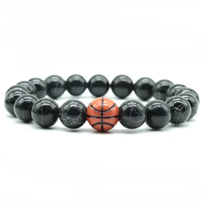 Sports Ball Beaded Bracelets