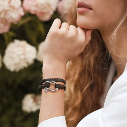 Double Layer Braided Bracelet - Image 3