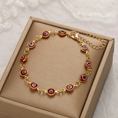 Evil Eye Adjustable Bracelet - Image 4