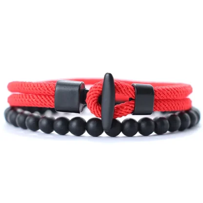 Men's Rope Beaded Bracelets - Image 2