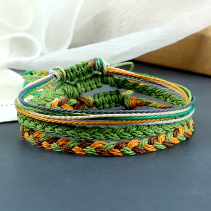 Multi Color Braided Bracelets - Image 4
