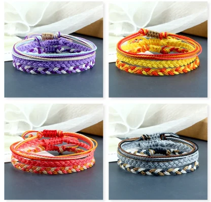 Multi Color Braided Bracelets - Image 6