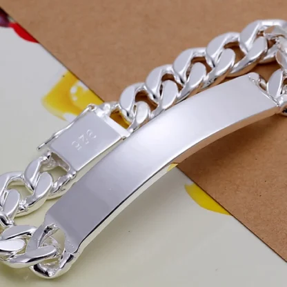 Elegant Bar Chain Bracelet - Image 2