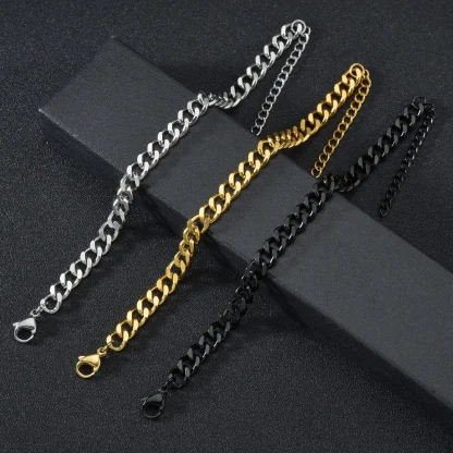 Adjustable Curb Chain Bracelets - Image 6