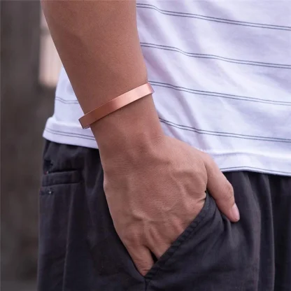Simplicity Magnetic Cuff Bracelet - Image 7