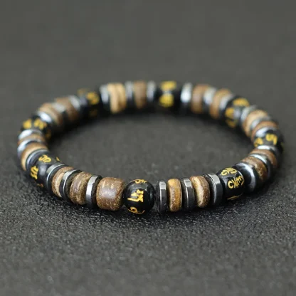 Retro Elastic Beaded Bracelet - Image 4