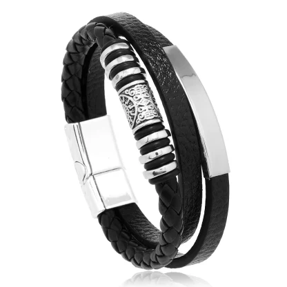 Multi-layer Braided Men's Bracelet