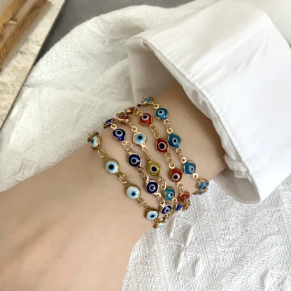 Evil Eye Adjustable Bracelet - Image 7