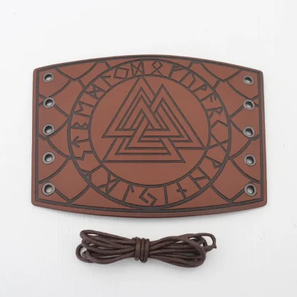 Odin Symbol Wide Men's Bracelet - Image 2